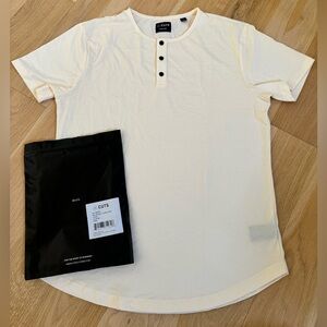 Brand new with bags. Cuts T shirt. Color Ivory